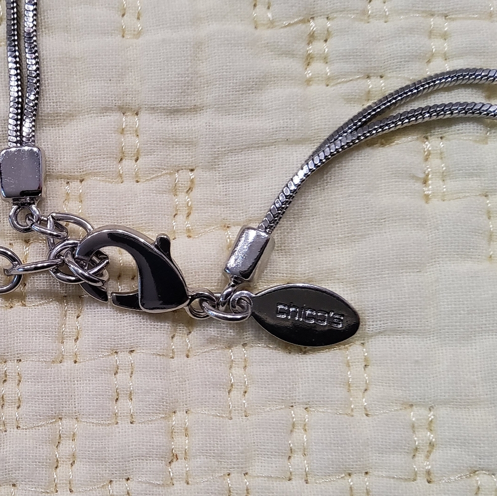 Chico's Silver Necklace - Picture 2 of 7